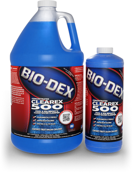 BioMINUSDex CX532 Bio-Dex Clearex 500 Clarifier, 32 oz Bottle, 12/Case