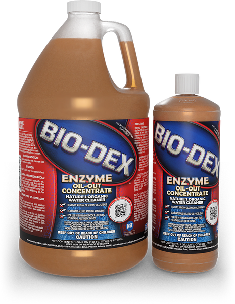 Bio-Dex BDX861032670 Oil-Out Enzyme, 1 gal Bottle, 4/Case