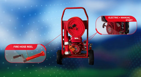 Firefighter Pool Pump | Gas-Powered Emergency Pool & Fire Protection Pump | 7.5 HP Complete Kit Fire Fighter Pool Pump