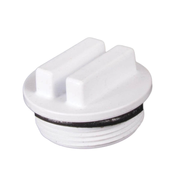 Zodiac Pool Systems 25543-000-000 CMP 1.5 In NPT Plug W/O-Ring White |