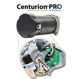 HSQ125 Century Centurion Pro Pool Pump Motor, Square Flange, 1HP 115/230V 48Y