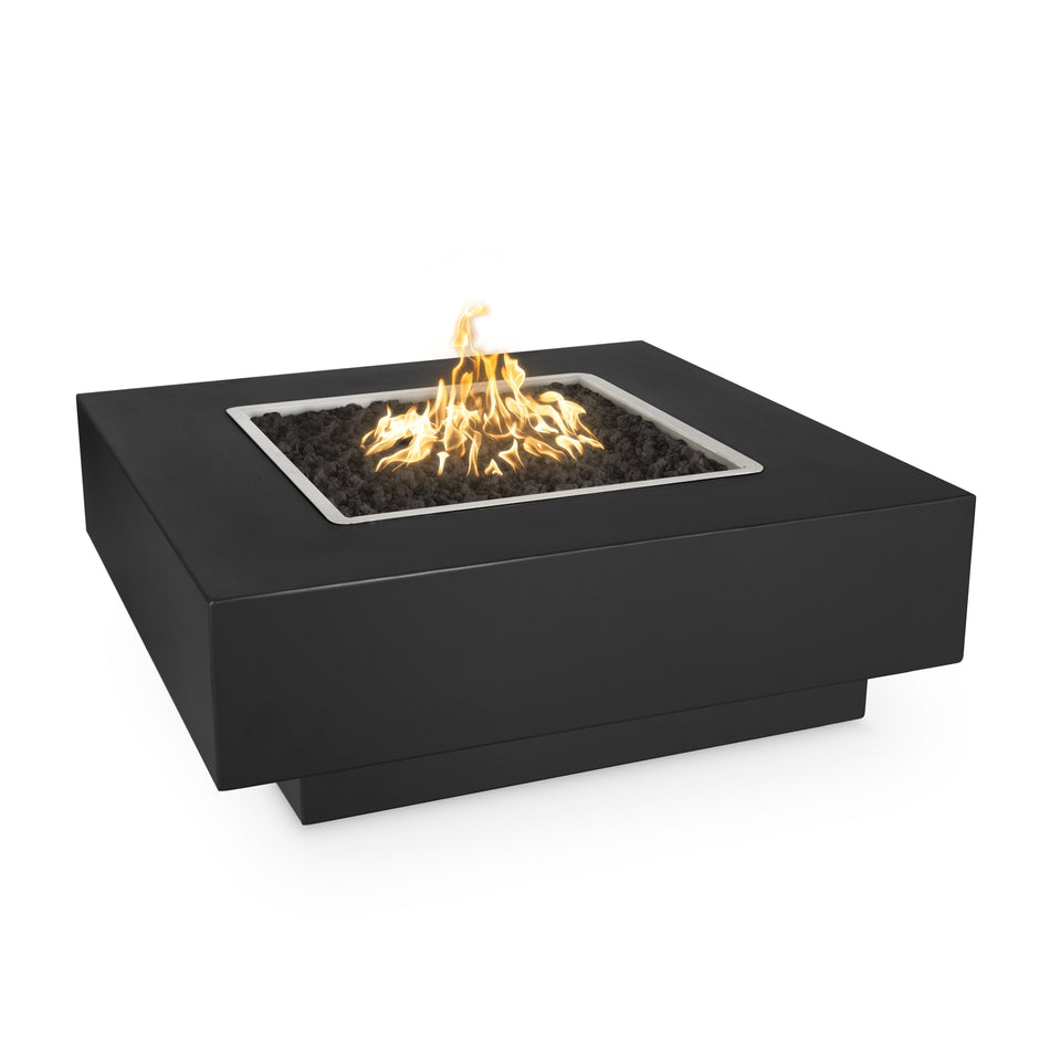 The Outdoor Plus | Cabo Square Fire Pit - Metal Powder Coat | 36", 48", or 60" | Multiple Finishes | Natural Gas | 4 week lead time The Outdoor Plus
