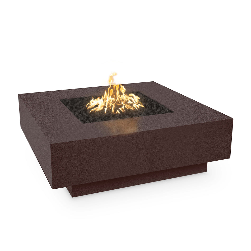 The Outdoor Plus | Cabo Square Fire Pit - Metal Powder Coat | 36", 48", or 60" | Multiple Finishes | Natural Gas | 4 week lead time The Outdoor Plus