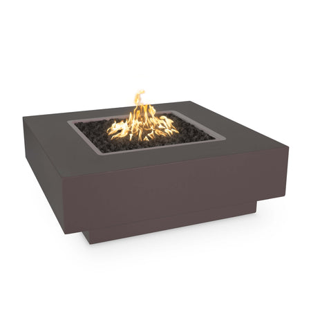 The Outdoor Plus | Cabo Square Fire Pit - Metal Powder Coat | 36", 48", or 60" | Multiple Finishes | Natural Gas | 4 week lead time The Outdoor Plus