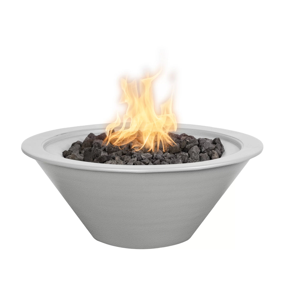 The Outdoor Plus | Cazo Fire Bowl – Metal Powder Coat | 24", 30", 36" | Multiple Finish Options | Natural Gas (2 week lead time)