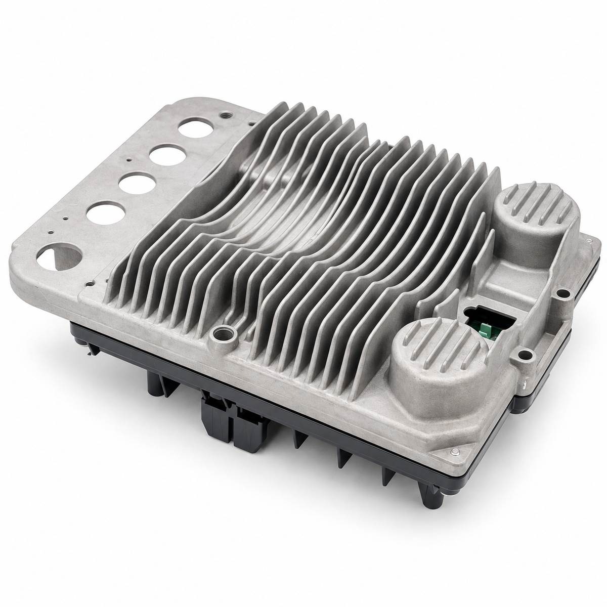 Pentair 356162Z IntelliFlo3 1.5 HP drive kit, front angle showing cast aluminum heat sink