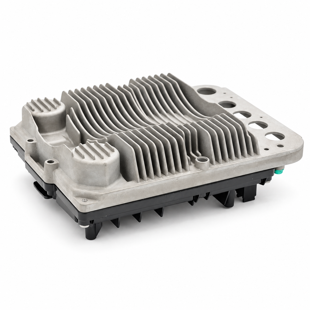 Pentair 356162Z IntelliFlo3 drive body, rear angle with mounting flange and conduit ports