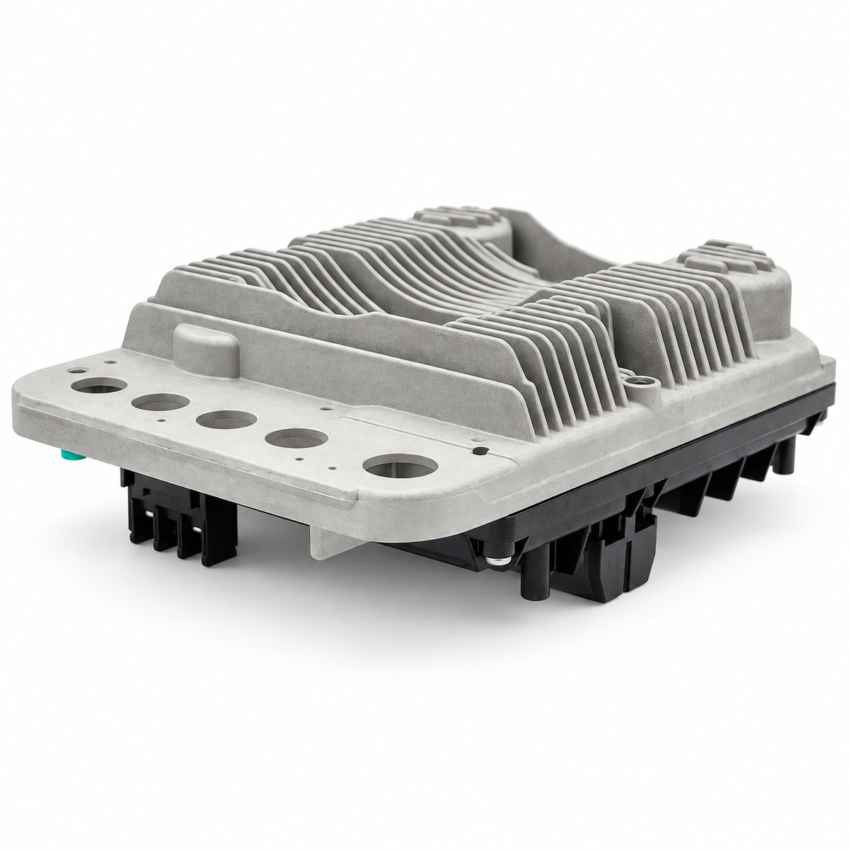 Pentair 356162Z IntelliFlo3 drive kit, low front angle showing heat sink fins