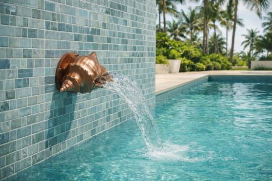 Artista Pools Conch Shell Scupper Spillway – 1
