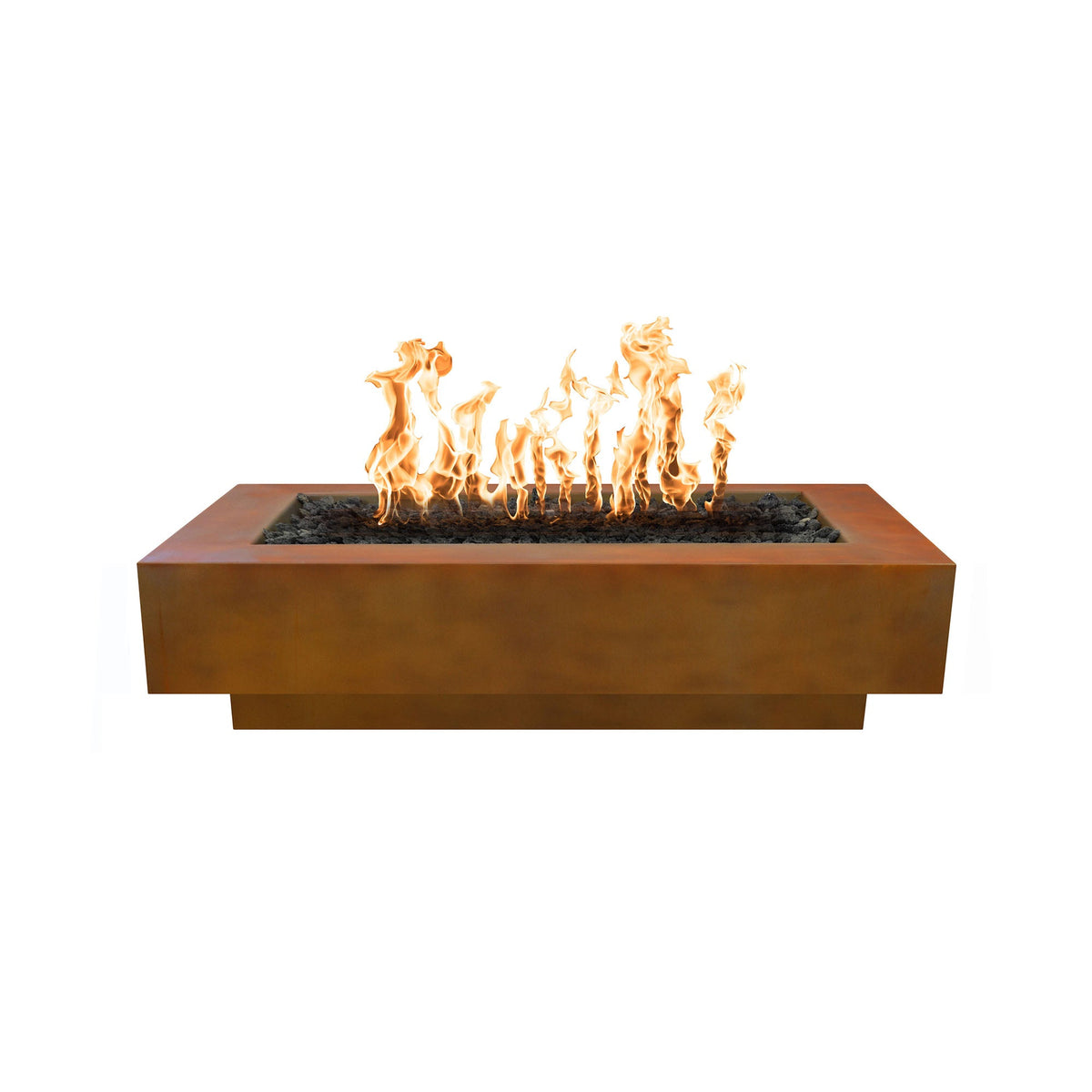 The Outdoor Plus | Coronado Fire Pit - Corten Steel | 48", 60", 72", 84", 96", 108" | Liquid Propane or Natural Gas | 4 week lead time The Outdoor Plus