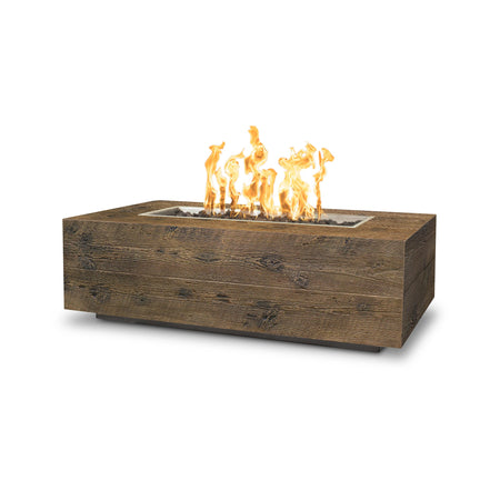 The Outdoor Plus | Coronado Fire Pit - GFRC Woodgrain | 48", 60", 72", 84", 96", 108", 120" | Multiple Finishes | Liquid Propane | 4 week lead time The Outdoor Plus