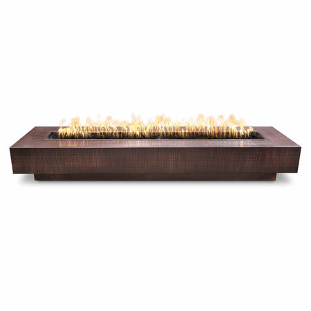The Outdoor Plus | Coronado Fire Pit - Hammered Copper | 48", 60", 72" 84", 96", or 108" | Liquid Propane or Natural Gas | 4 week lead time The Outdoor Plus