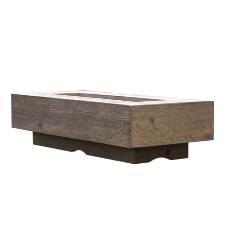 The Outdoor Plus | Coronado Fire Pit - GFRC Woodgrain | 48", 60", 72", 84", 96", 108", 120" | Multiple Finishes | Natural Gas | 4 week lead time The Outdoor Plus