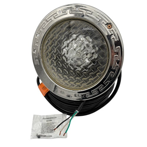 Pentair 78418100 Amerlite Pool Light, Stainless Steel Face Ring, 12 Volt, 50 ft, 100 Watt