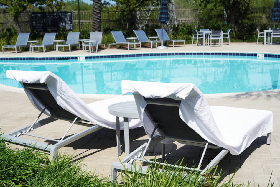 FatTowels Elastic Back Terry Cloth Chaise Lounge Cover 46" x 96" (10 Pack) | Soft & Secure Pool Chair Towels