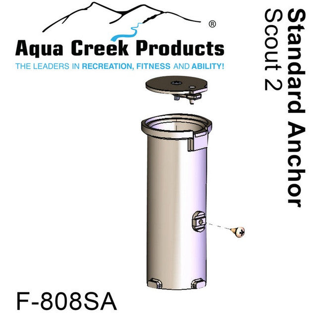 Aqua Creek | F-808SA | Standard Anchor | For Scout Pool Lifts