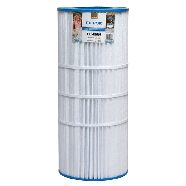 Filbur Manufacturing FC-0686 Filter Cartridge, C-9410, Pap100, 10 X 23-5/8 X 6 | 100 SQFT Clean & Clear, Predator