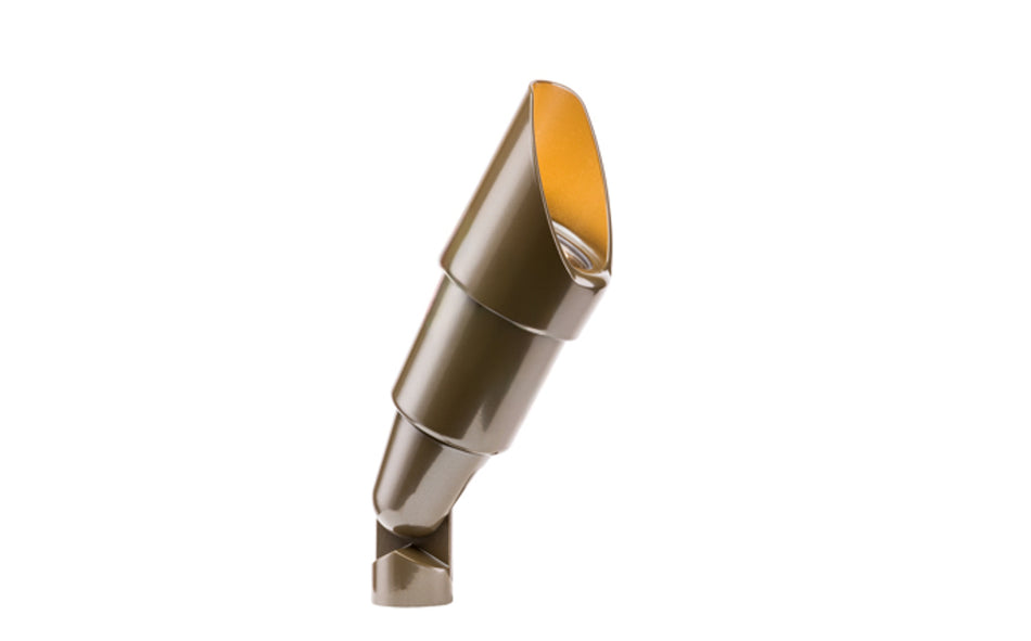 FXLuminaire | RSLED20WFLLSBZ | RS Long Shroud Up Light | Bronze, 20W LED, 2700K Flood