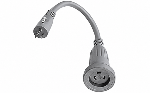 Super-Pro | D10312000 | Twist-Loc to 3-Prong Power Cord Adapter