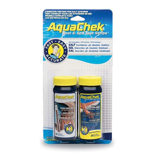 AquaChek 542228A Salt System Test Kit, 10 Salt Test Strips & 25 Multi-Test Strips