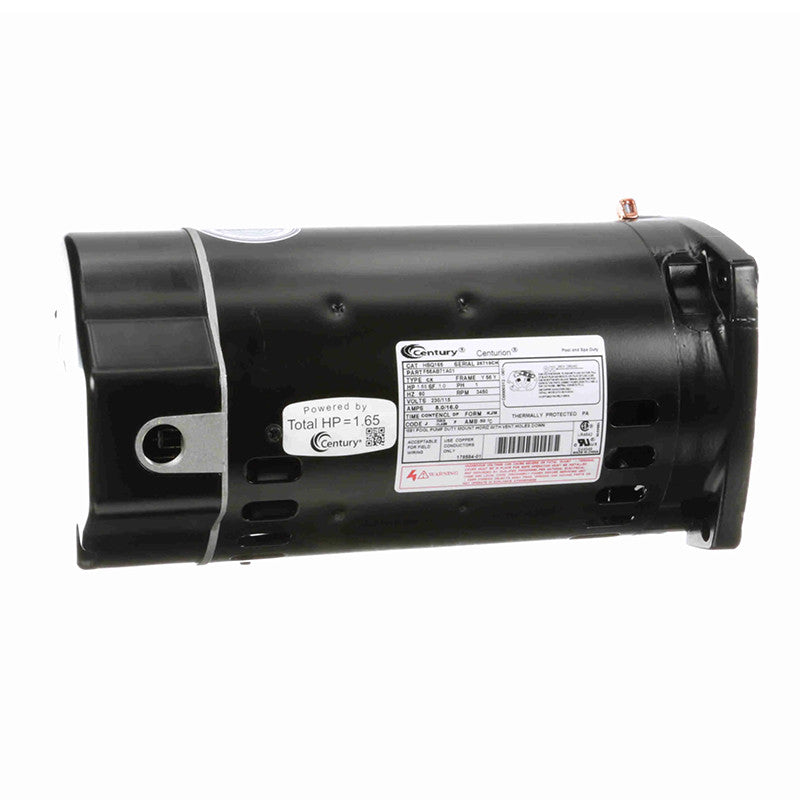 Century | HBQ165 | Centurion Pro Square Flange Pool & Spa Pump Motor 1.65 HP 115/230V