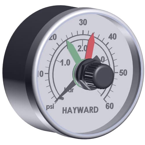 Hayward | ECX2712B1 | Boxed Pressure Gauge – Dial Gauge 0‑60 PSI for Hayward Pool Filters