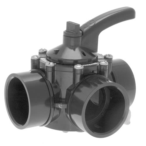 Hayward PSV3S2DGR 3-Way PVC Diverter Valve