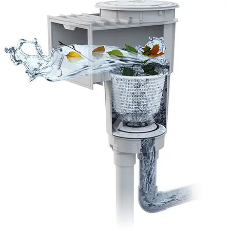 Hayward SkimMaster Skimmer Threaded w/ Float Valve, White | SP1072T2FVA Hayward