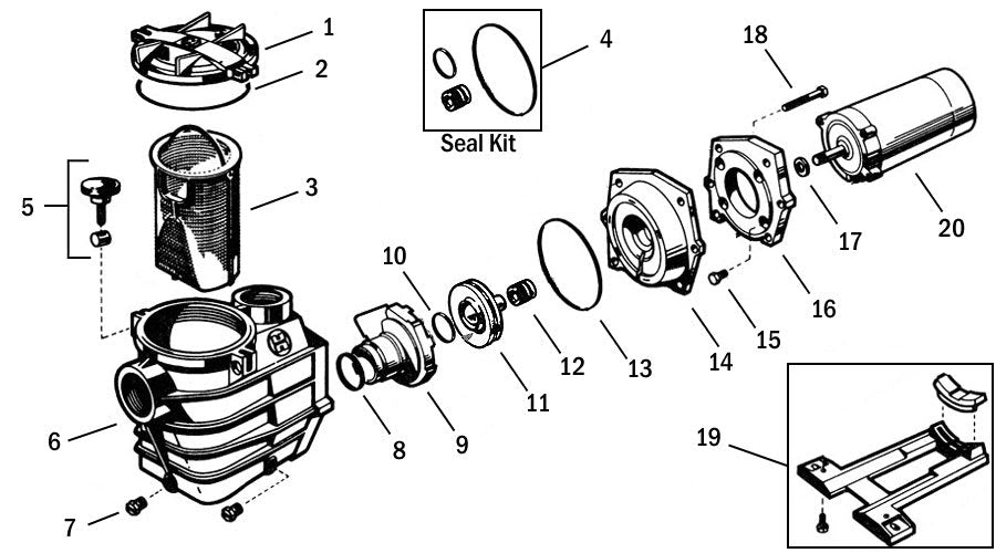 Hayward | SPX3000D | Super II Pump Strainer Cover