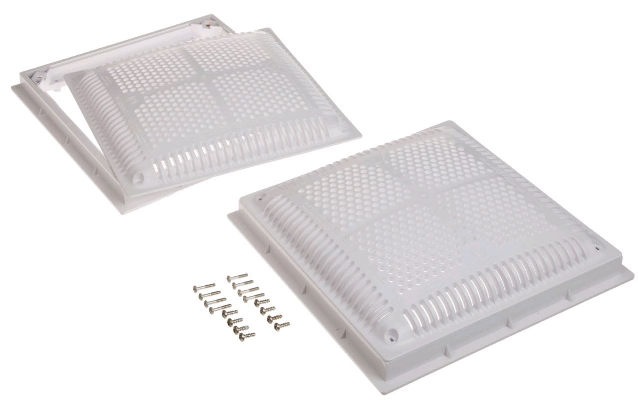 Hayward | WG1032HF2PAK2 | 12" x 12" High Flow Grate w/ Inner & Outer Frame, 2/Pack Hayward