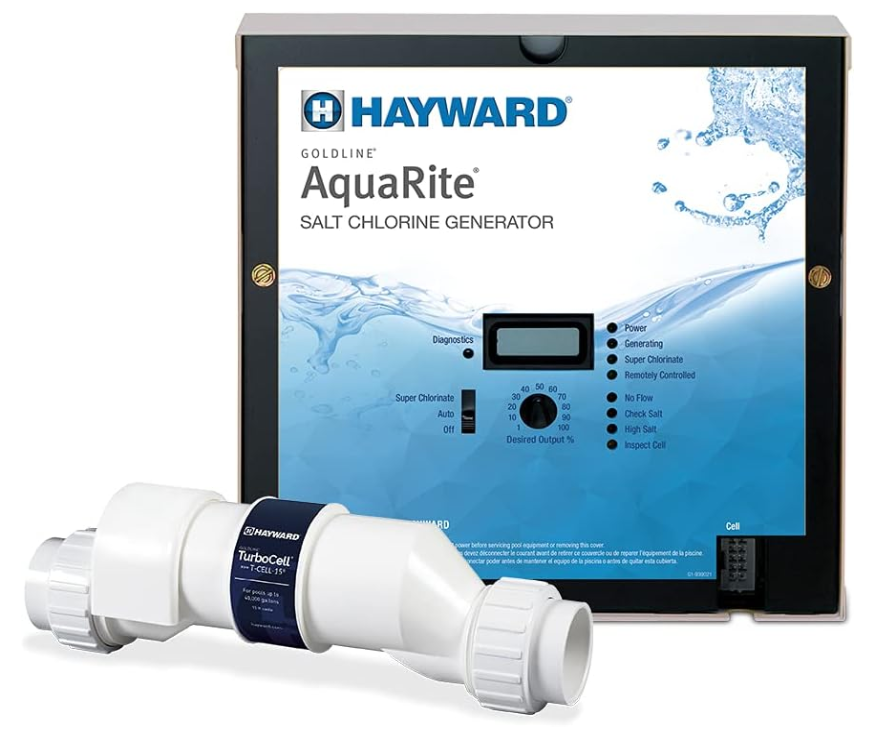 Hayward W3AQR3 AquaRite® & 15,000 Gal. Cell (1 Box) | Salt Chlorination System