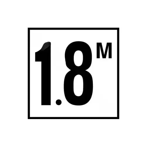 Zama | C612718 | Smooth Ceramic Tile Waterline Depth Marker | 6" x 6", 1.8M MDM