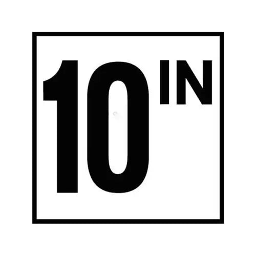 Inlays | C620510 | Skid-Resistant Ceramic Tile Deck Depth Marker | 6" x 6", 10 IN