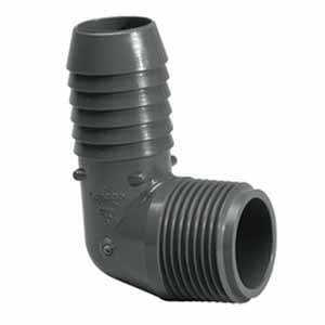 Gray PVC Combination Elbow 1-1/2 in. Insert x MPT | 1413-015