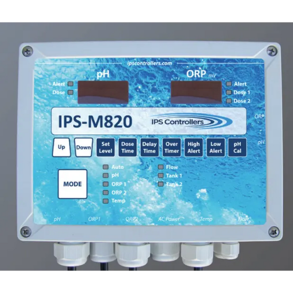IPS CONTROLLERS IPS-M820 Automated Dual ORP and pH Controller ...