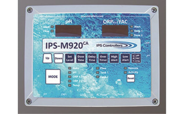 IPS Controllers | IPS-M920W-CA | Automated pH and Dual ORP Controller | WiFi Remote Access