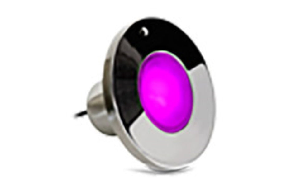 J&J Electronics | 23016 | ColorSplash® XG-W 100 LED 12V Polished Spa Light with 100' Cord