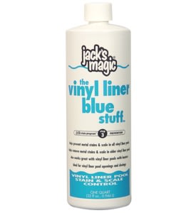 Jacks Magic JMBLUEVINYL032 Vinyl Liner Blue Stuff, 32 oz Bottle, 12/Case