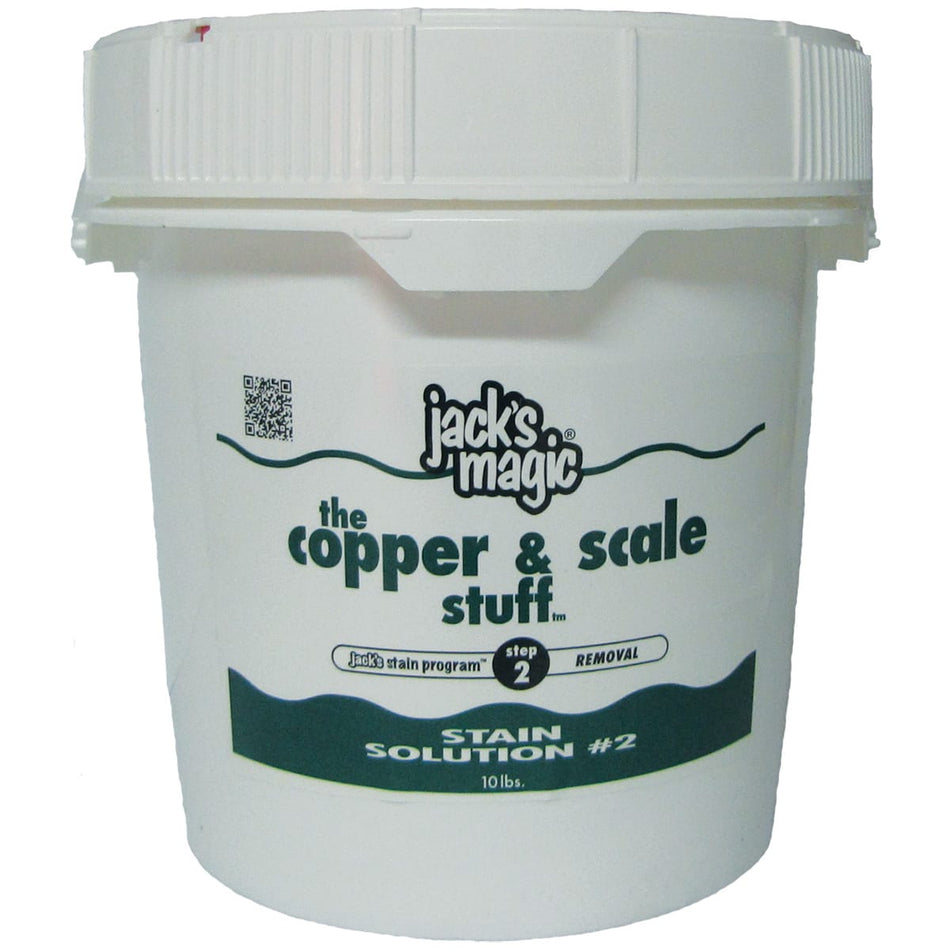 Jacks Magic JMCOPPER10 Stain Solution #2 Metal Remover, 10 lb Pail, 4/Case