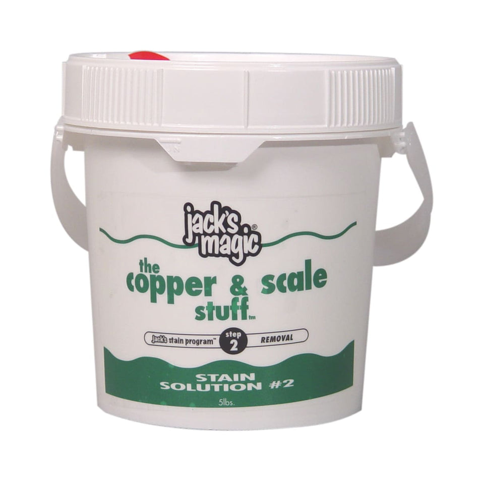 Jacks Magic JMCOPPER5 Stain Solution #2 Metal Remover, 5 lb Pail, 4/Case