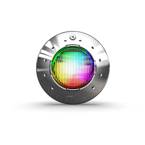 Jandy | IWCS25W200 | Infinite WaterColors Niched Spa LED Light | RGBW 25W 14V 200 Foot Cord Stainless Steel