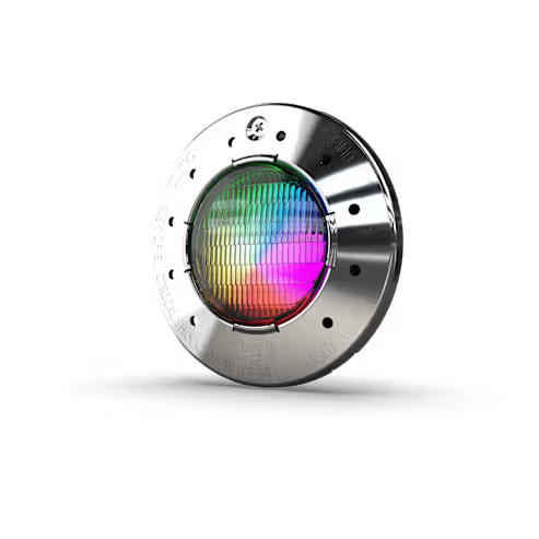 Jandy | IWCS25W200 | Infinite WaterColors Niched Spa LED Light | RGBW 25W 14V 200 Foot Cord Stainless Steel