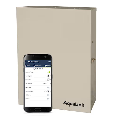 Jandy RS-PS16 AquaLink RS16 pool and spa control system power center board with relays and JVAs
