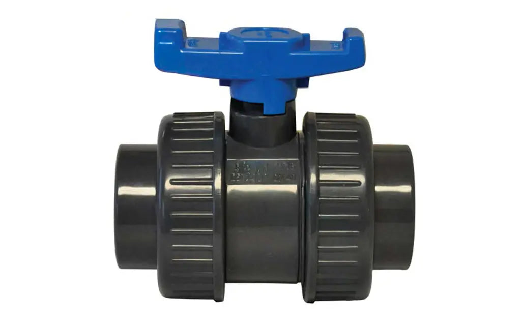 Westlake Pipe & Fittings | V40801N | 4" Gray PVC Economy True Union Ball Valve WESTLAKE PIPE & FITTINGS CORP