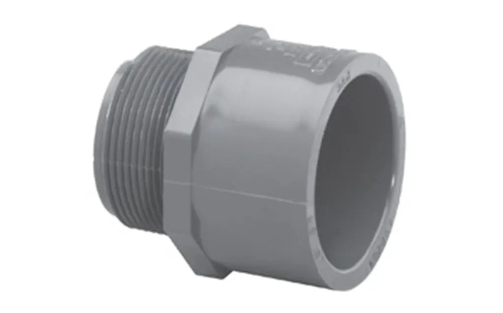 Westlake Pipe & Fittings | 836025 | 2.5" MPT x Slip SCH80 Male Adapter WESTLAKE PIPE & FITTINGS CORP