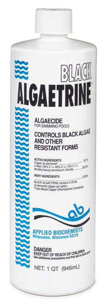 Applied Bio Black Algaetrine Algaecide, 32 oz Bottle, 12/Case | 406303A