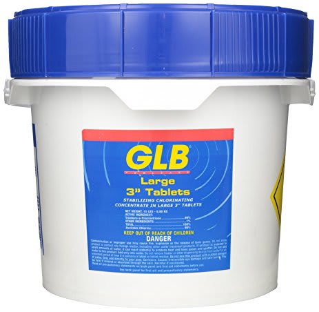 GLB 71234 Large 3" Chlorine Tablets, 25 lb Pail