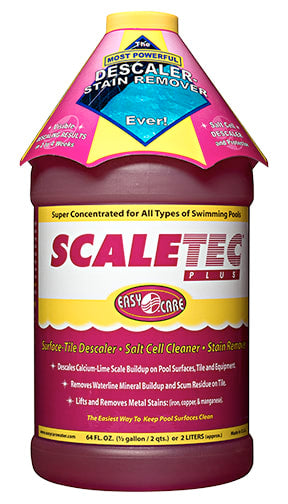 Easy Care EC20064 Scaletec Plus Calcium Pool Descaler, 64 oz Bottle, 8/Case