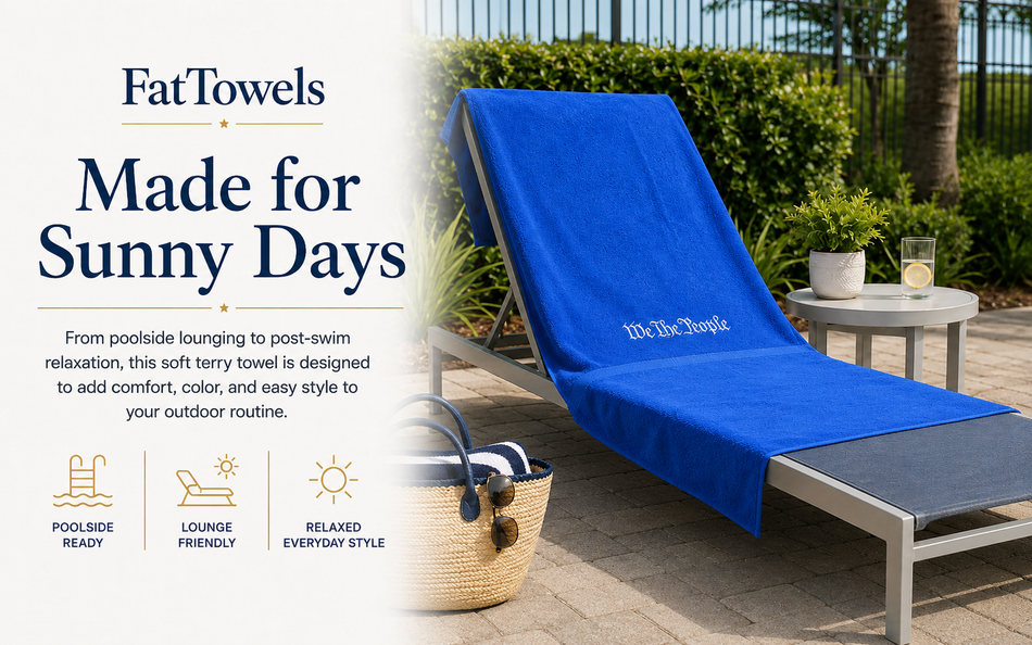 Fattowels | We The People Collection | Oversized & Ultra-Plush Cotton Towel