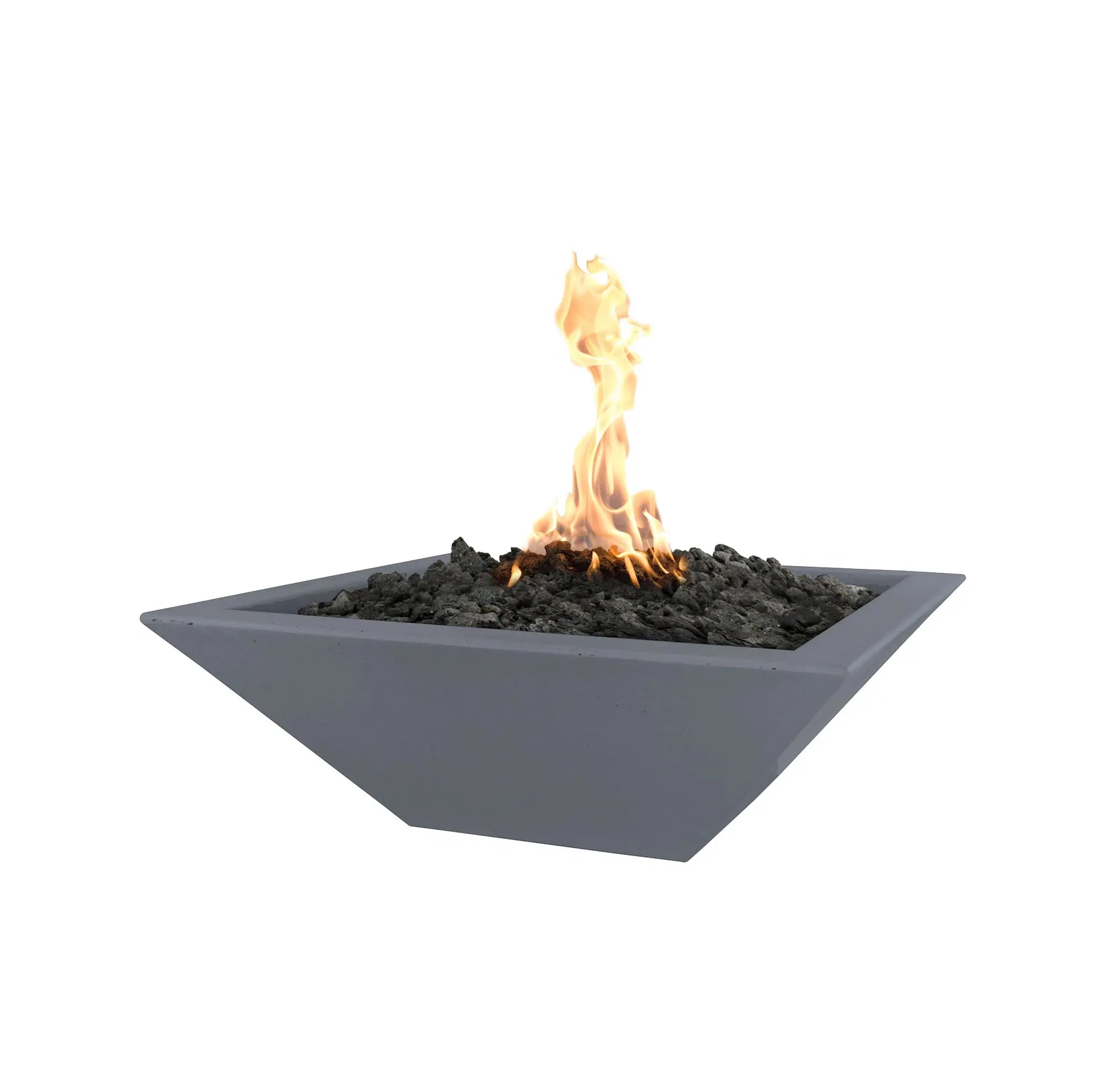 The Outdoor Plus | Maya Fire Bowl – GFRC Concrete | 24", 30", & 36" | Multiple Color Options | Liquid Propane | 4 week lead time The Outdoor Plus